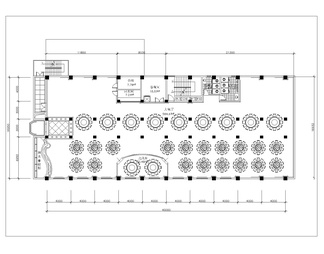 酒店宴会厅CAD平面图