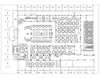 酒店宴会厅CAD平面图