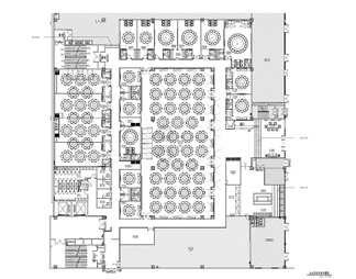 酒店宴会厅CAD平面图
