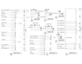 常用木饰面节点图26个