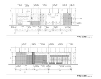 自助餐厅CAD施工图