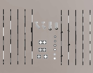轨道灯、筒灯、射灯
