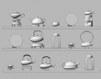 茶具摆件 烧水壶 茶壶