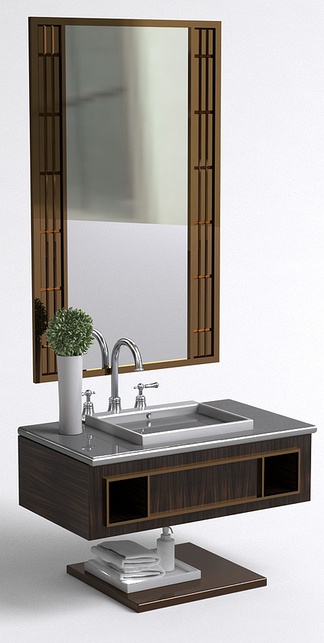 台盆贴图 台盆3d贴图 3dmax台盆贴图下载-青墨3d贴图库