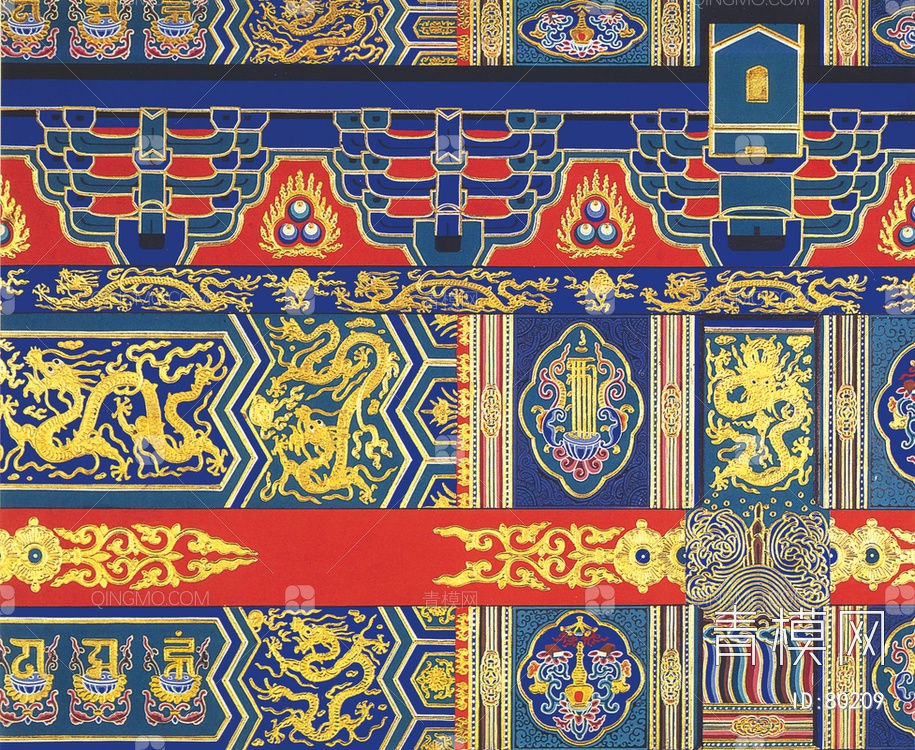 关键字: 特大尺寸jpg灰蓝黄 柱子建筑构件贴图库 中国墙柱彩绘