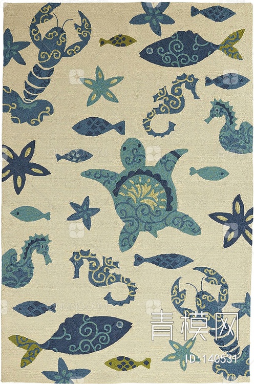 关键字: 大尺寸灰蓝黄jpg 卡通儿童地毯贴图库 蓝色卡通梦幻海底动物