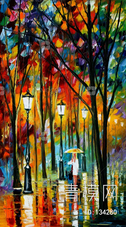 关键字: 特大尺寸绿棕黄jpg 西方油画挂画贴图库 西方油画