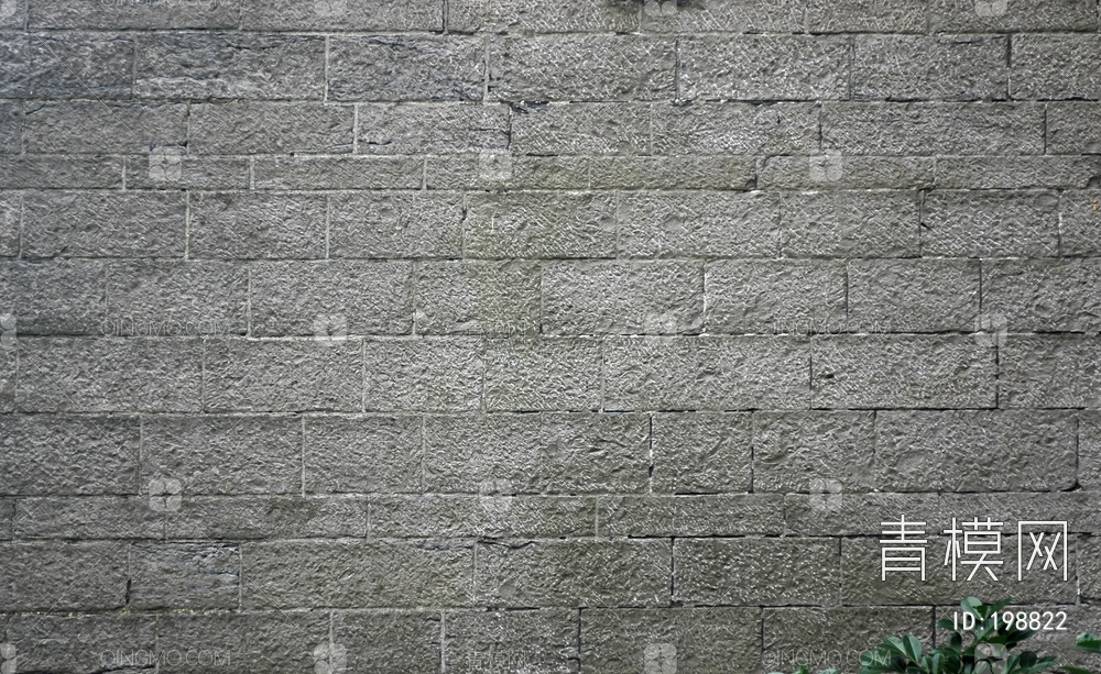 砖中世砖贴图 jpg特大尺寸灰绿棕砖中世砖3d贴图下载-青墨3d贴图库