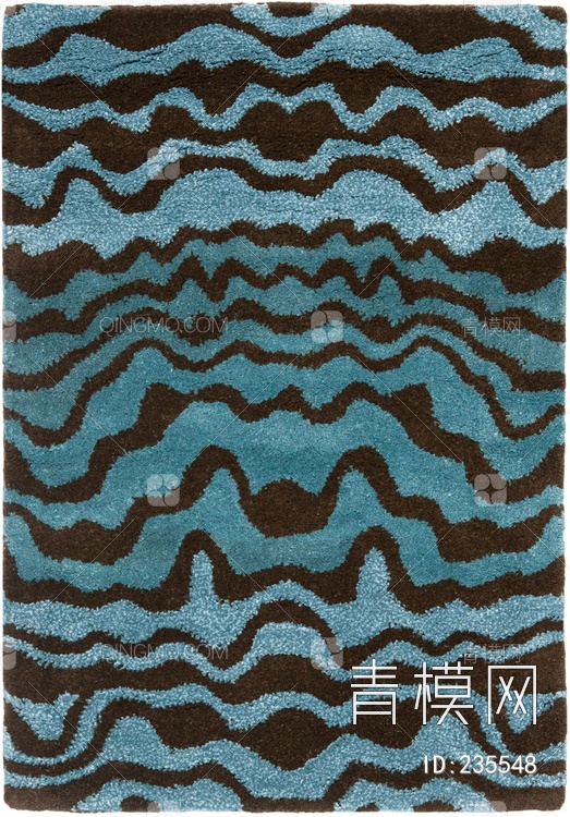 地毯贴图 大尺寸灰蓝棕jpg地毯3d贴图下载-青墨3d贴图库