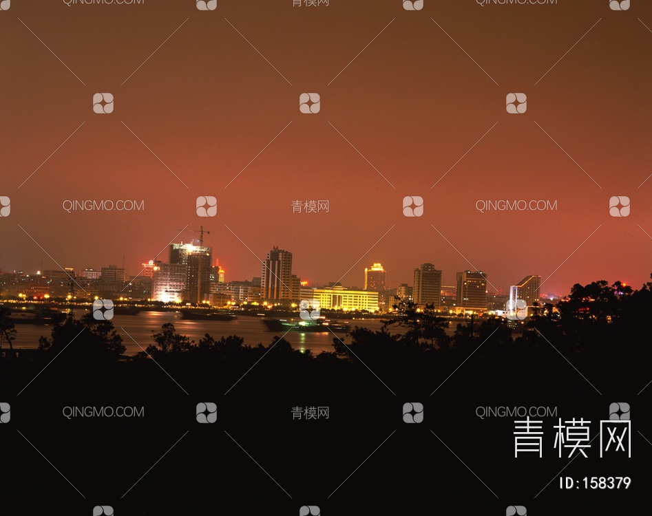 外景夜晚窗景