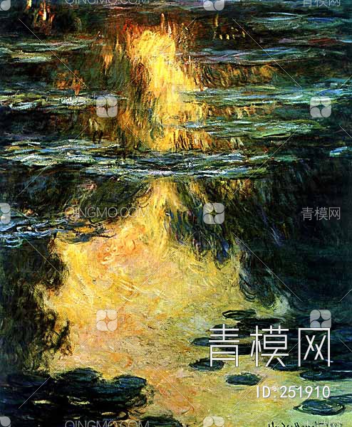 莫奈鲁昂大教堂壁画