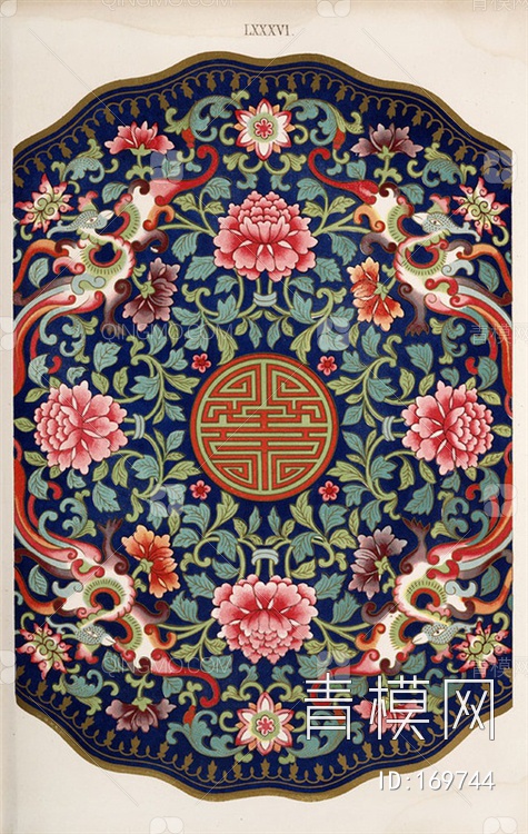 关键字: 中尺寸灰白蓝粉黄jpg 东方元素布艺贴图库 中国风图案素材