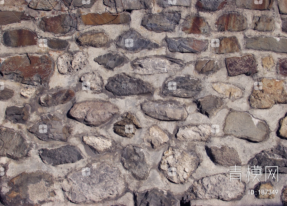 砖墙圆滑类石材