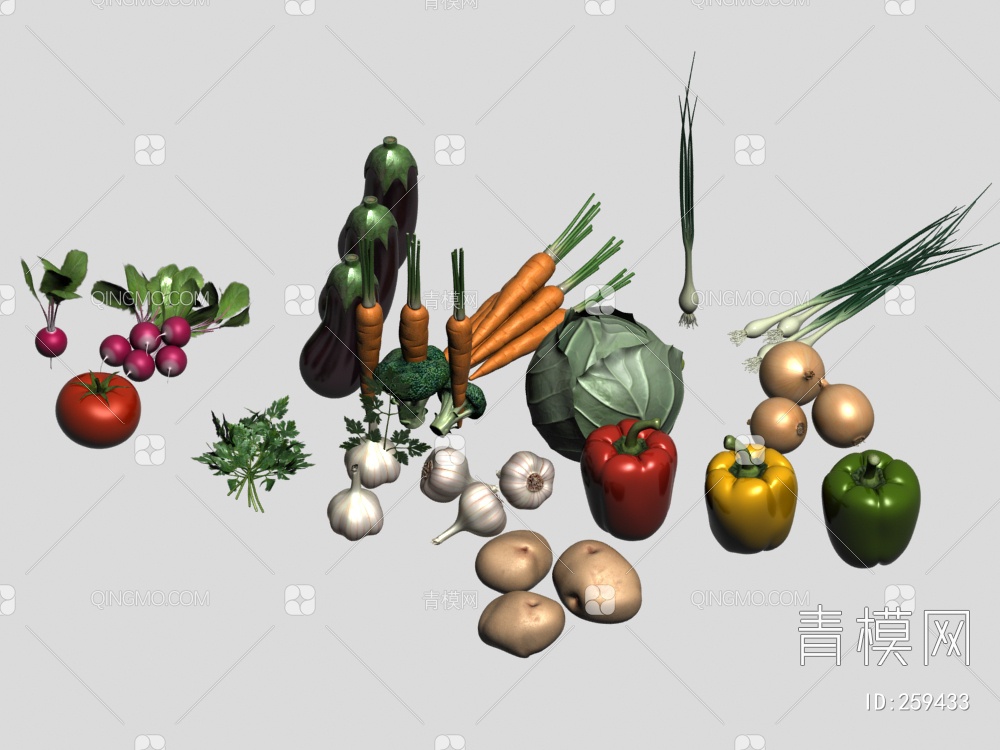 蔬菜模型