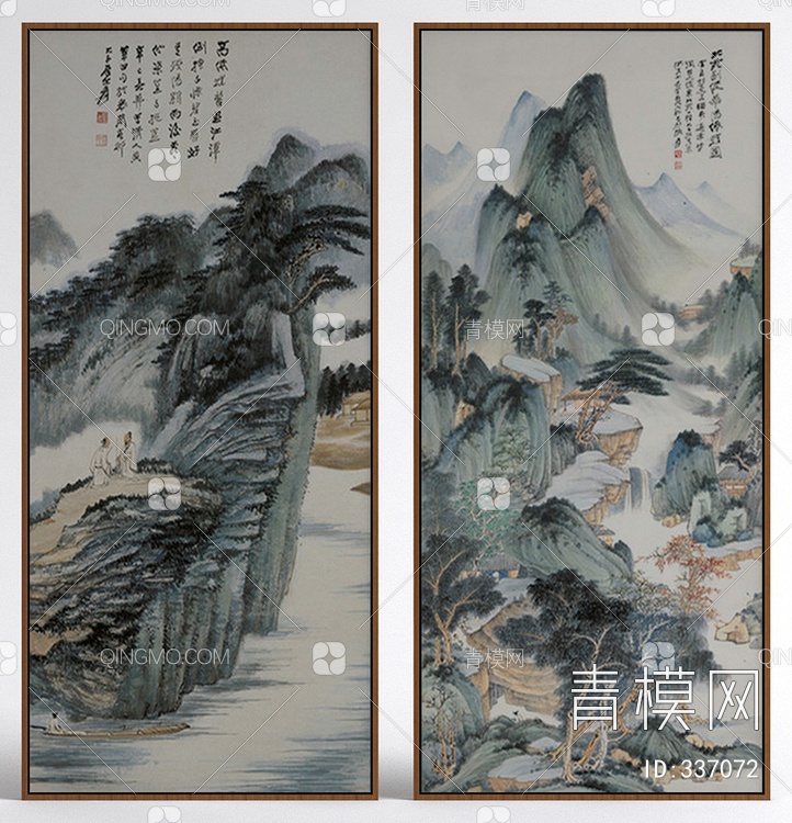 山水挂画