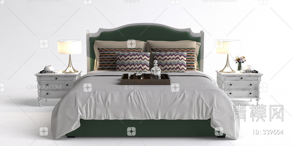 床头柜床组合