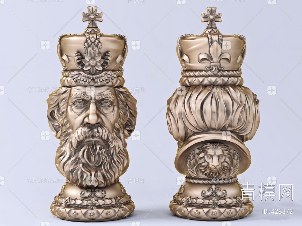 国际象棋国王雕塑