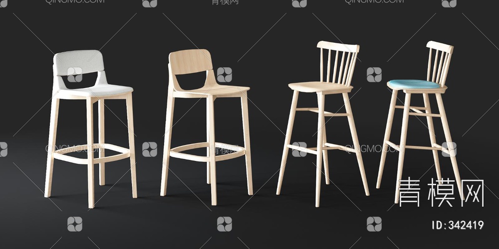 木质吧椅组合