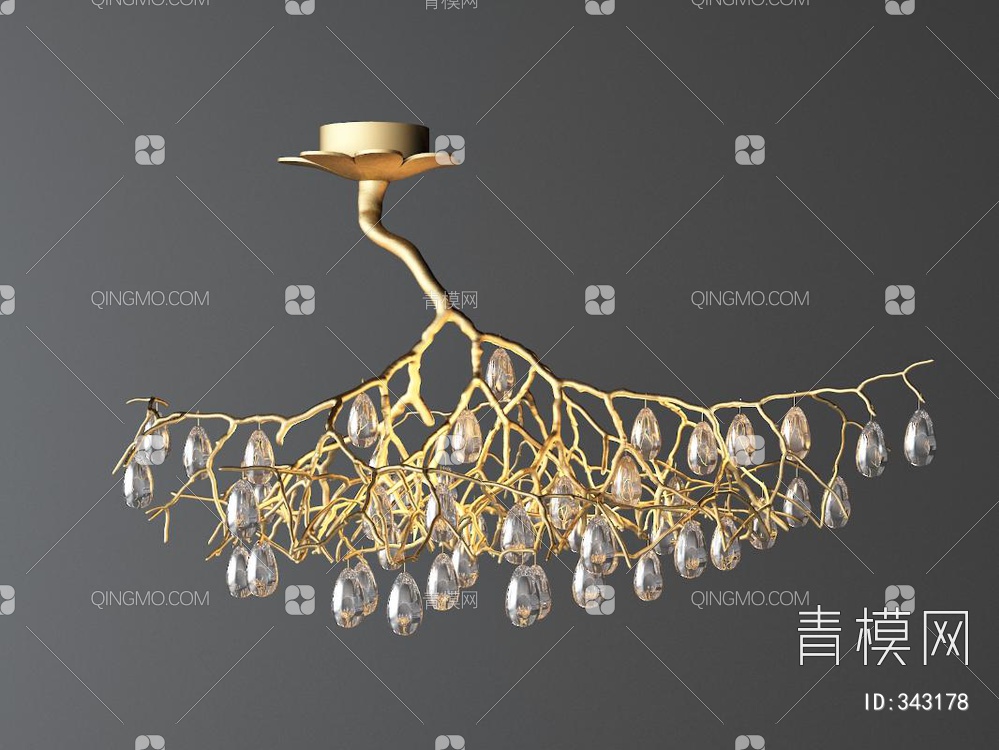 树枝形状吊灯