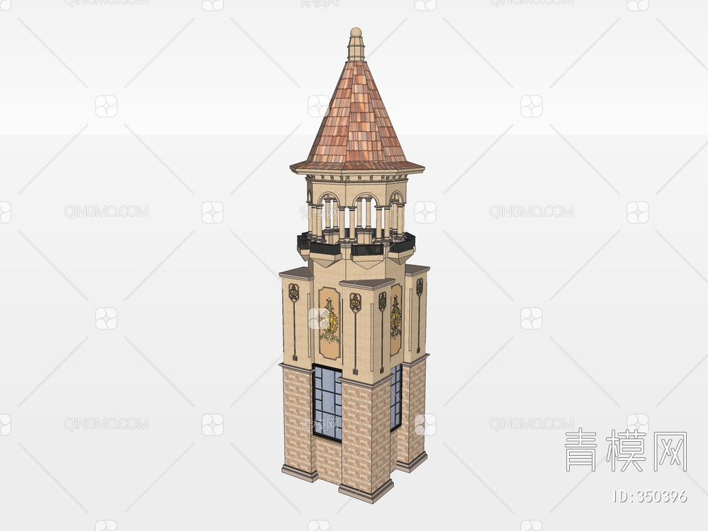 塔楼钟塔教堂