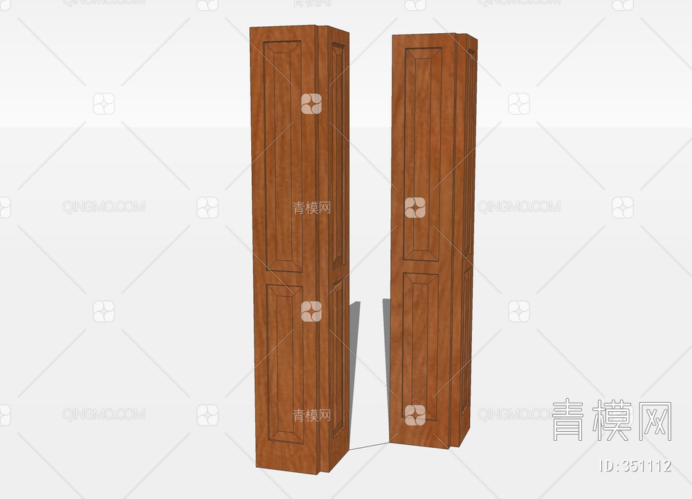 木质柱子