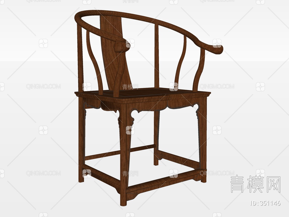 实木圈椅