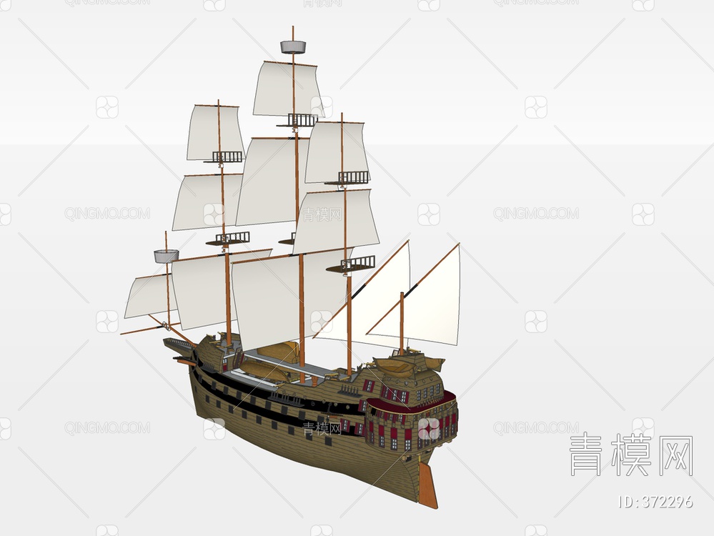 帆船玩具模型