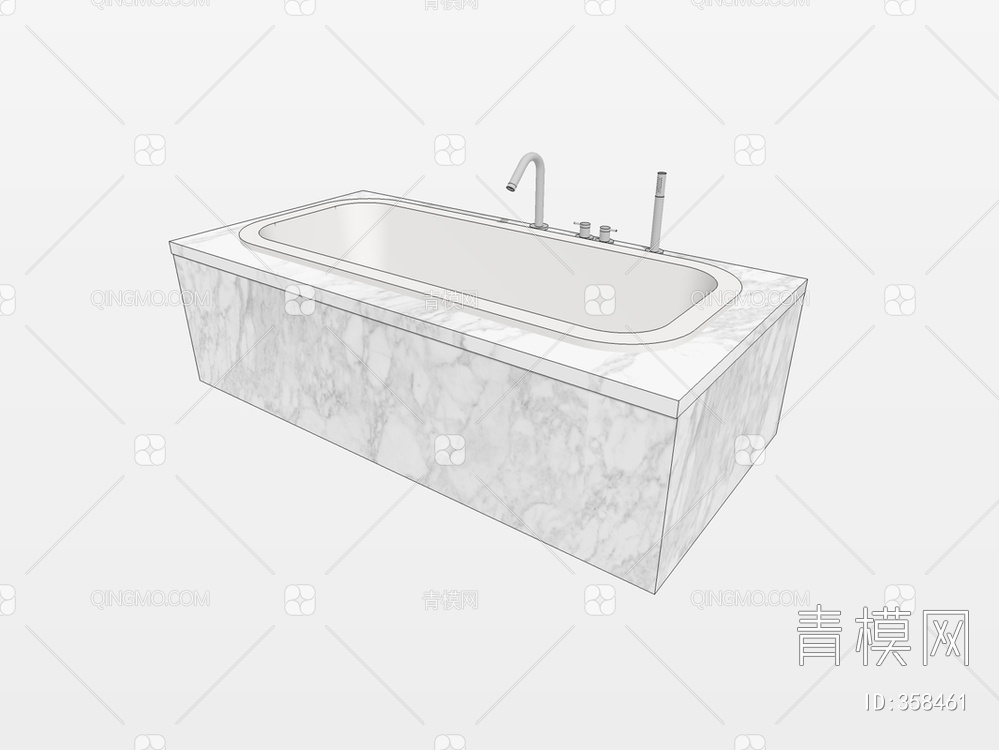 大理石浴缸
