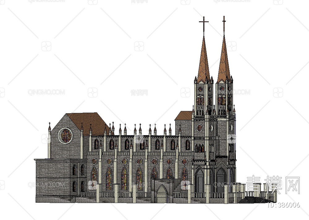 天主教堂模型