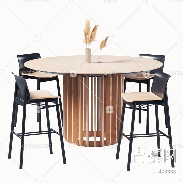 原木休闲桌椅