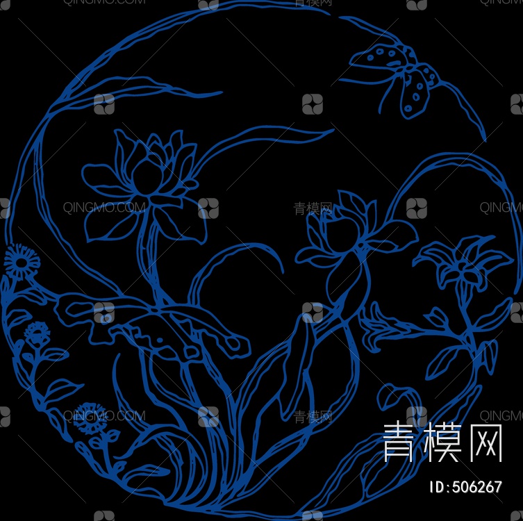 青花瓷花纹