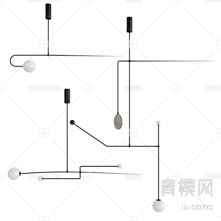 极简吊灯组合