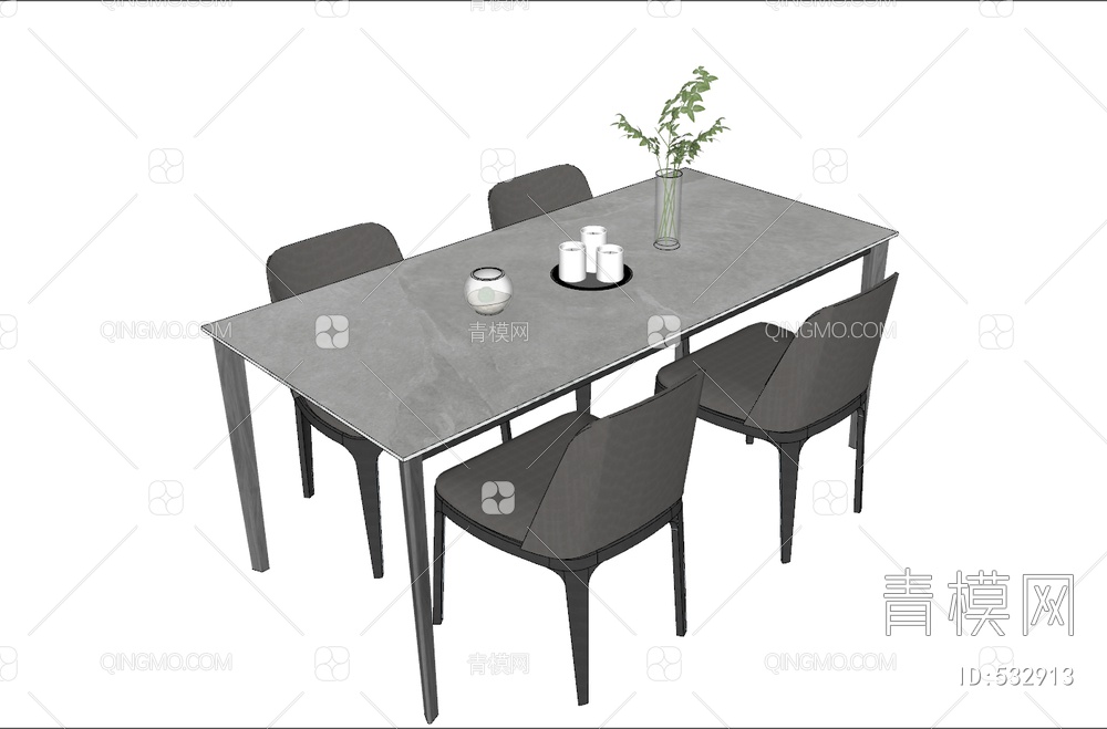 岩板餐桌、餐椅