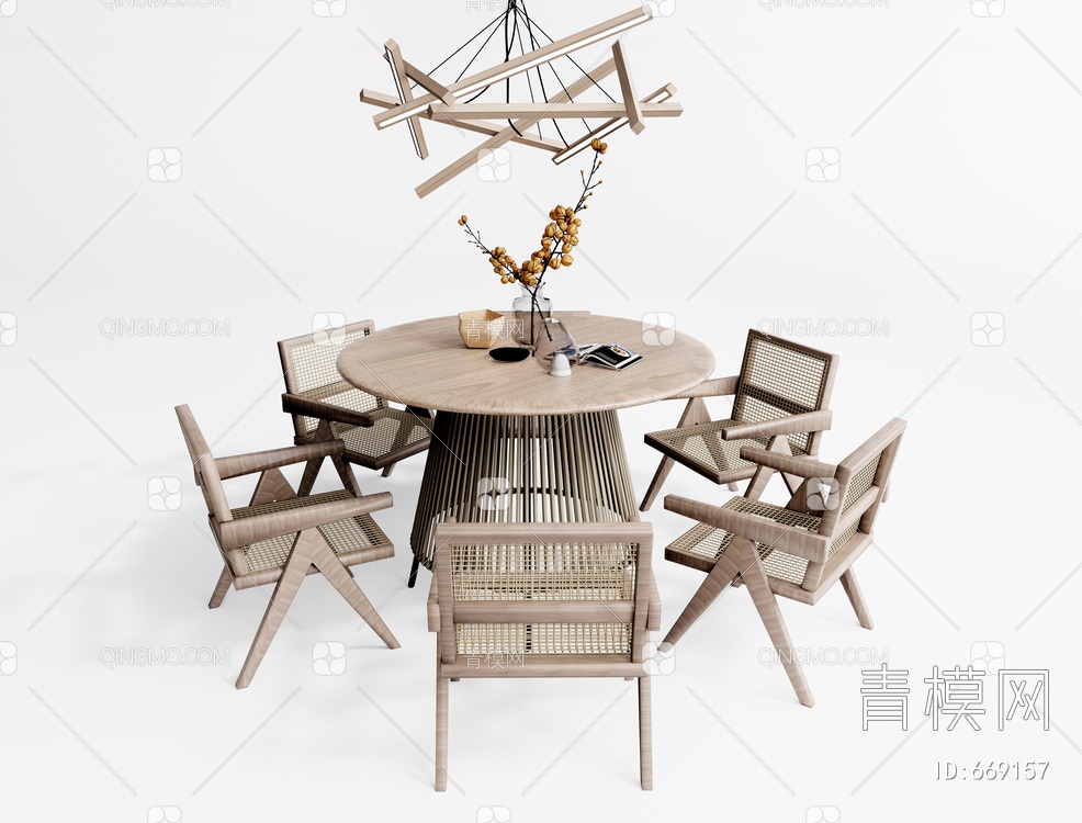 餐桌椅 圆形餐桌