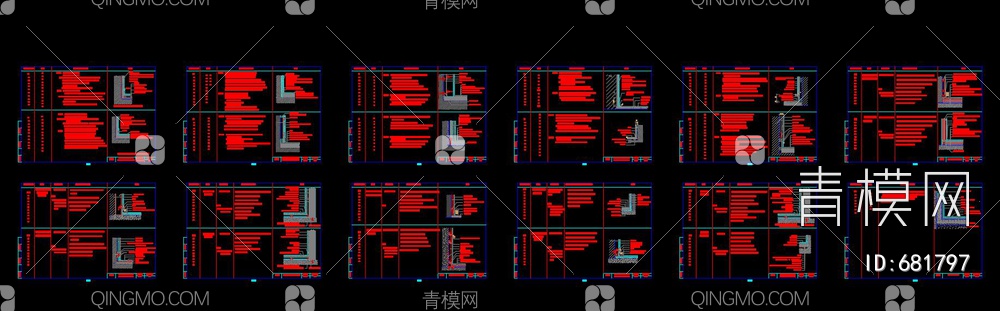 墙面 地面 柱子节点