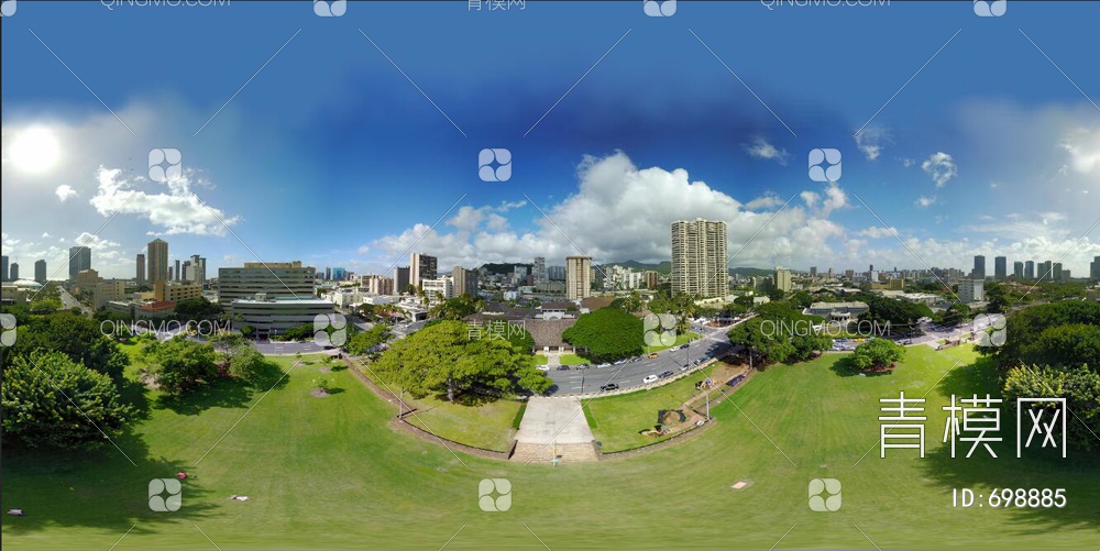城市蓝天HDR贴图