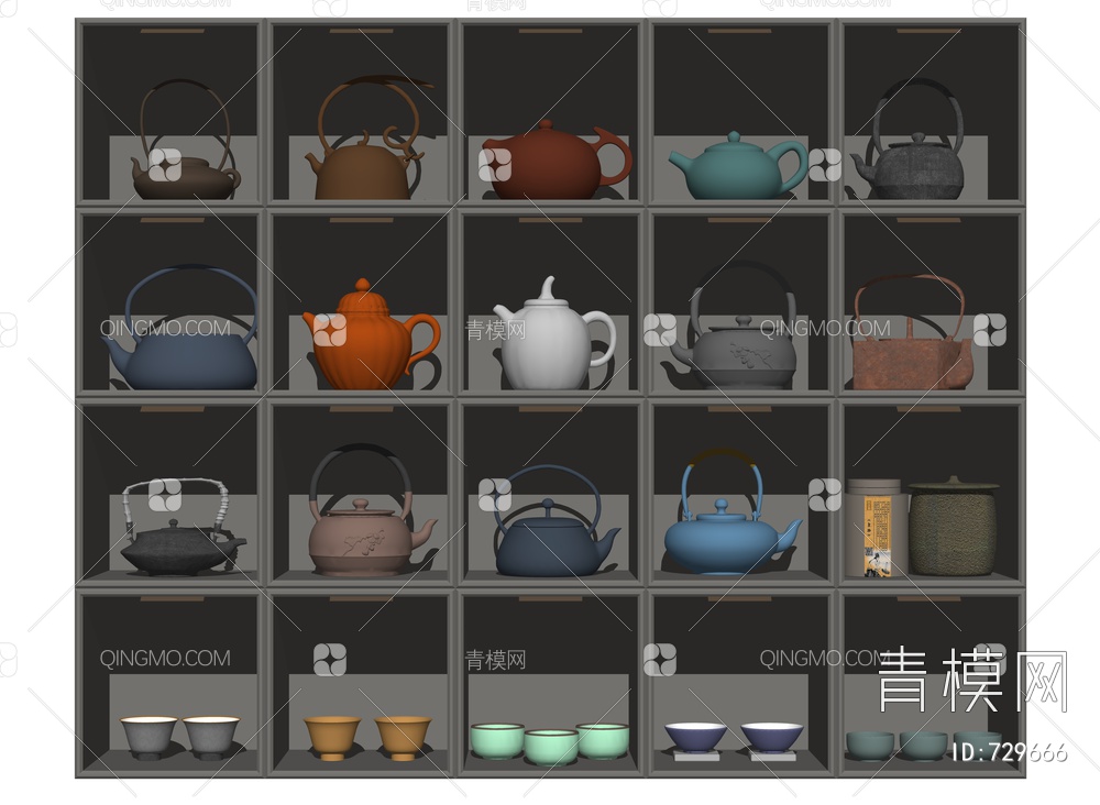 茶具组合 茶壶茶杯