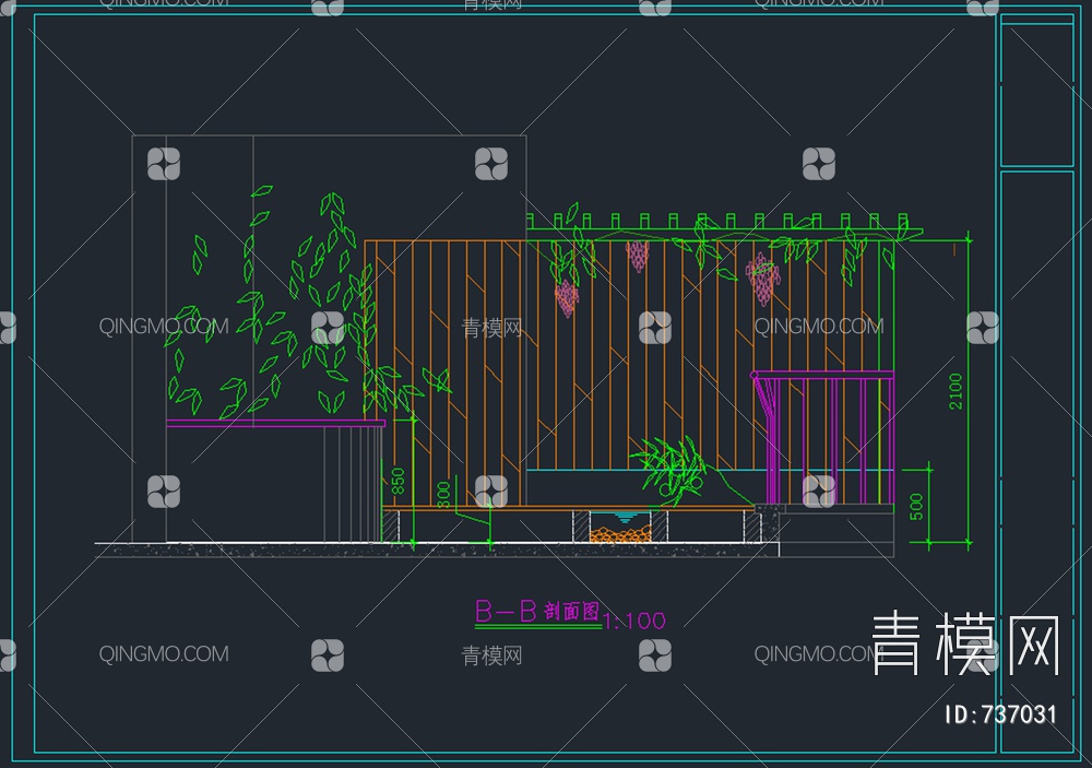 花园景观绿化设计施工图