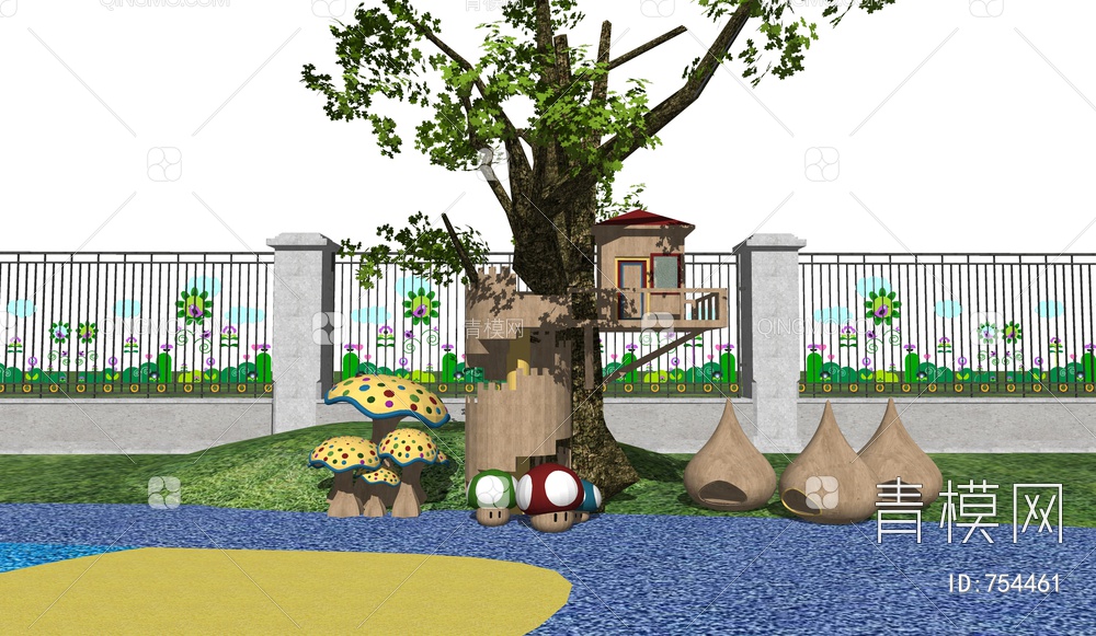 儿童游乐园 树屋