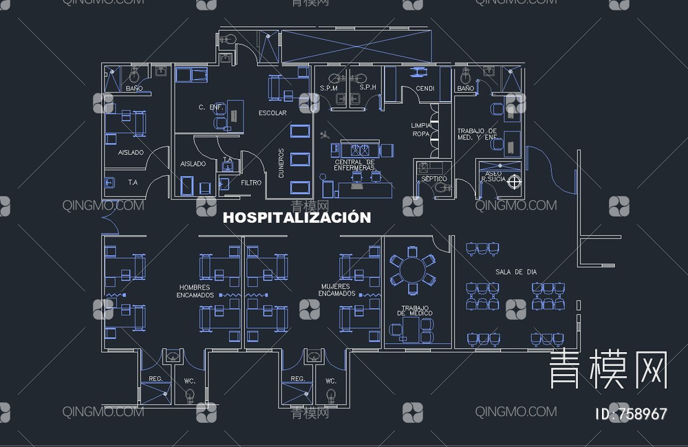 医院医疗设备CAD图集