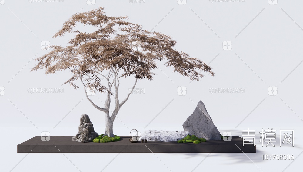 石头景观树小品