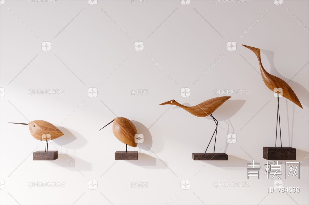 小鸟雕塑装饰品