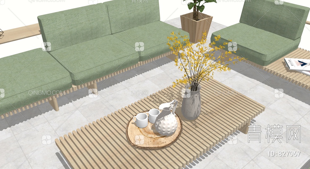 庭院组合茶几沙发