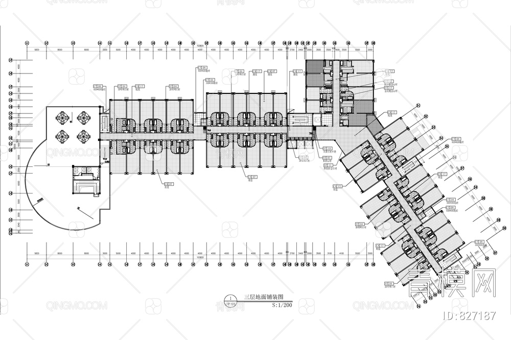 大型酒店CAD客房总统套房全套施工图
