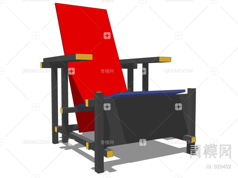 红黄蓝椅