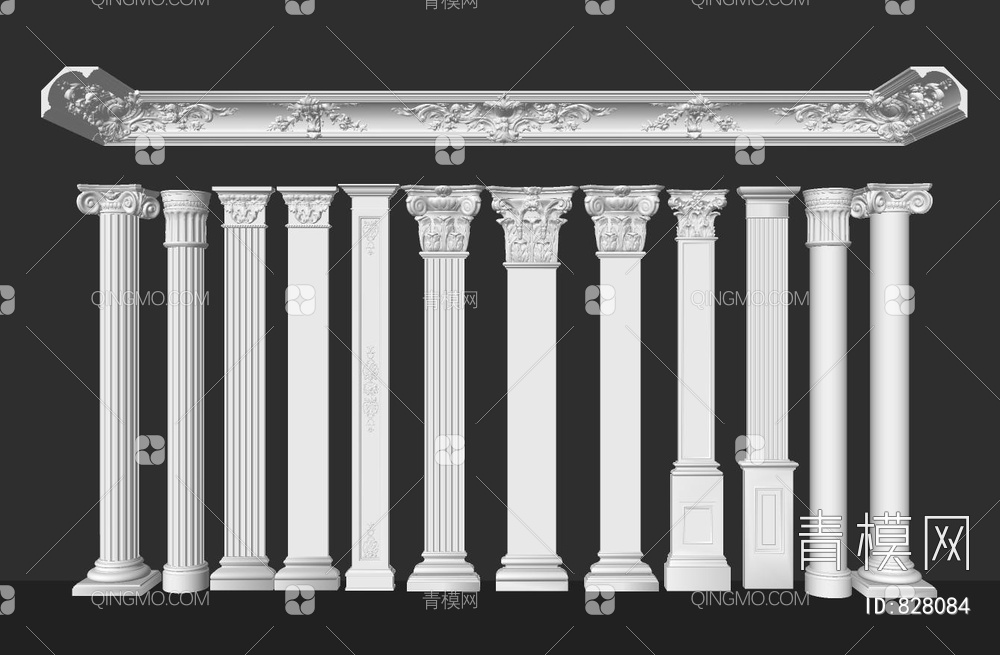 石膏线装饰柱罗马柱