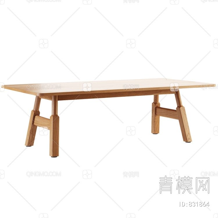 实木长桌子