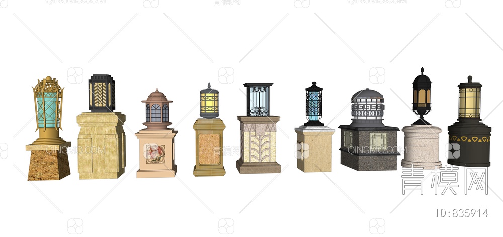 灯柱、景观灯、地产灯、草坪灯、装饰灯、庭院灯、地灯