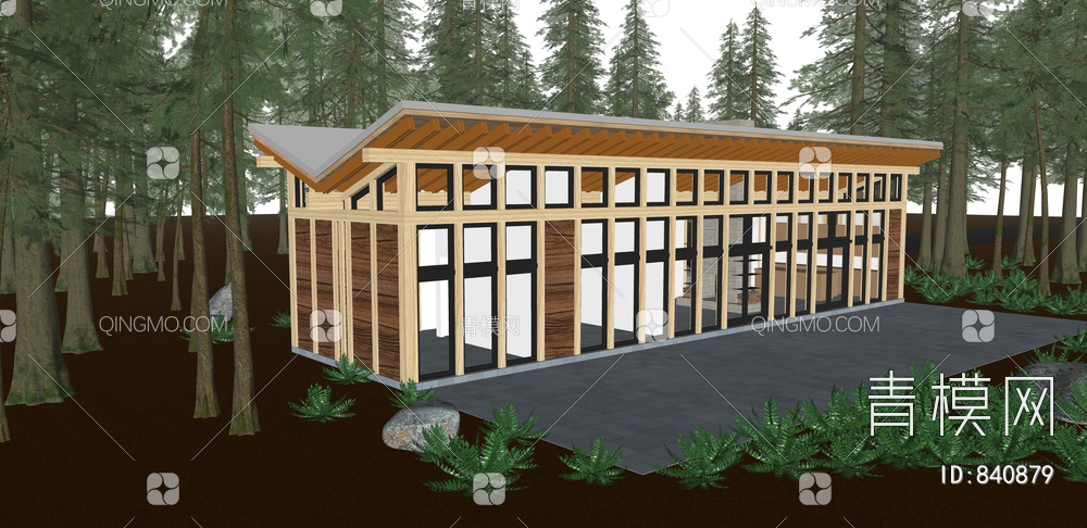 森林木屋  旅游区创意木屋建筑