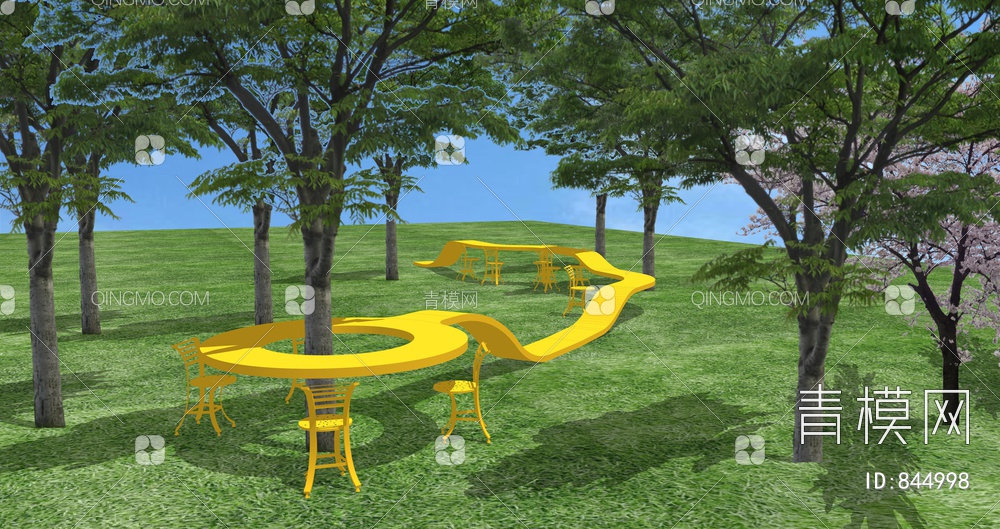 公园景观桌椅
